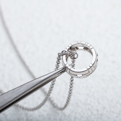 [⭐Luxery]PARENTESI NECKLACE SILVER