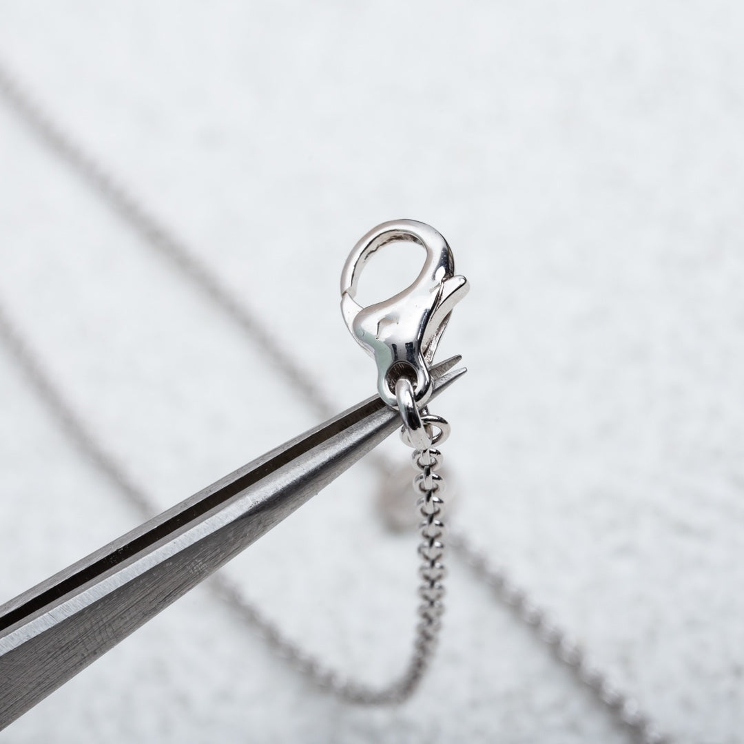 [⭐Luxery]PARENTESI NECKLACE SILVER