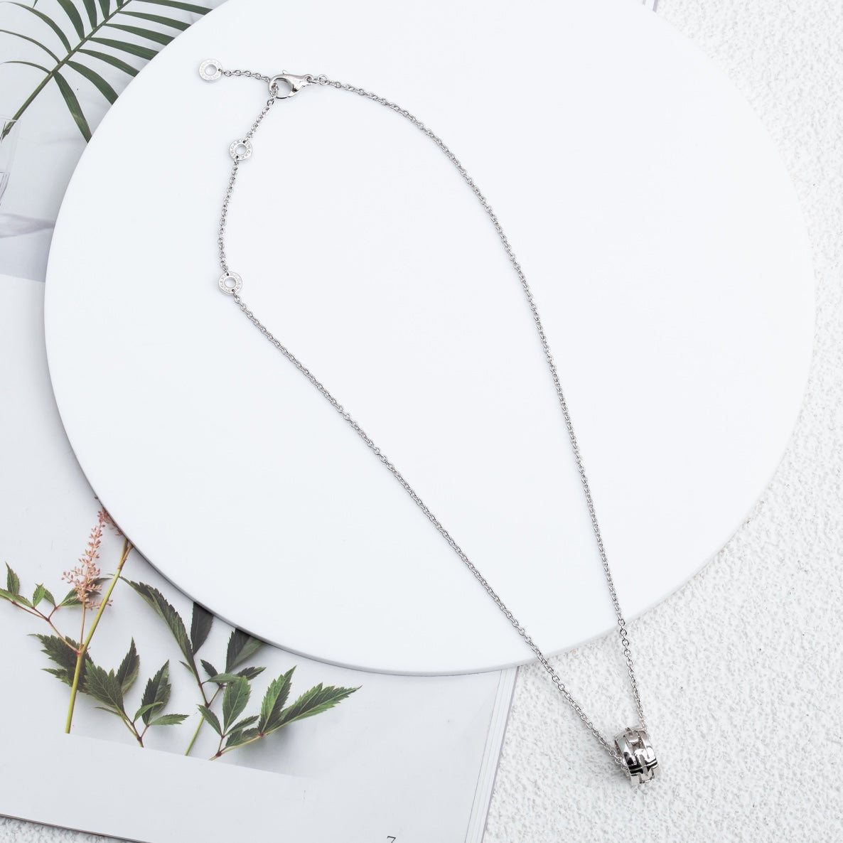 [⭐Luxery]PARENTESI NECKLACE SILVER