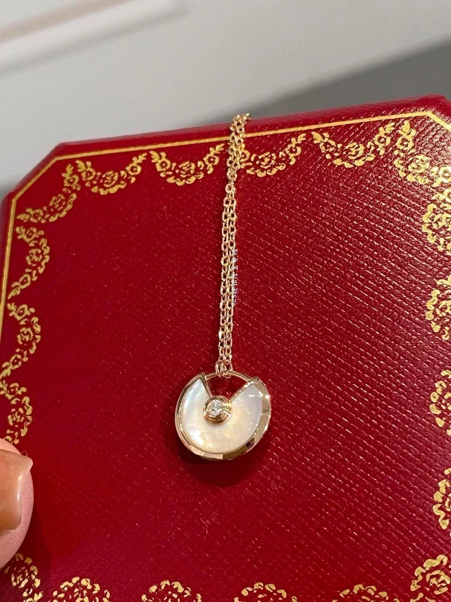 [⭐Luxery]AMULETTE ROSE GOLD MOP NECKLACE