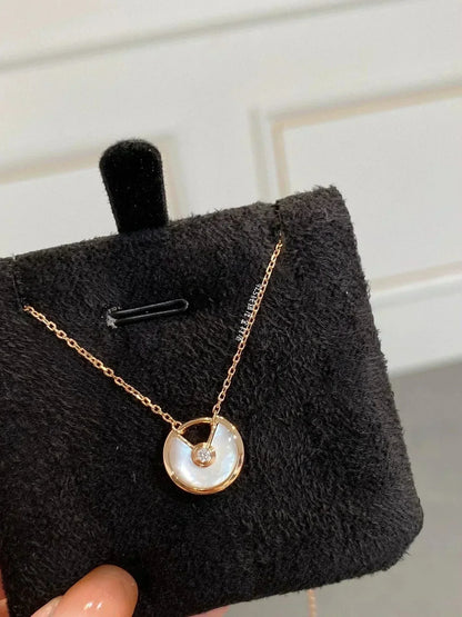 [⭐Luxery]AMULETTE ROSE GOLD MOP NECKLACE