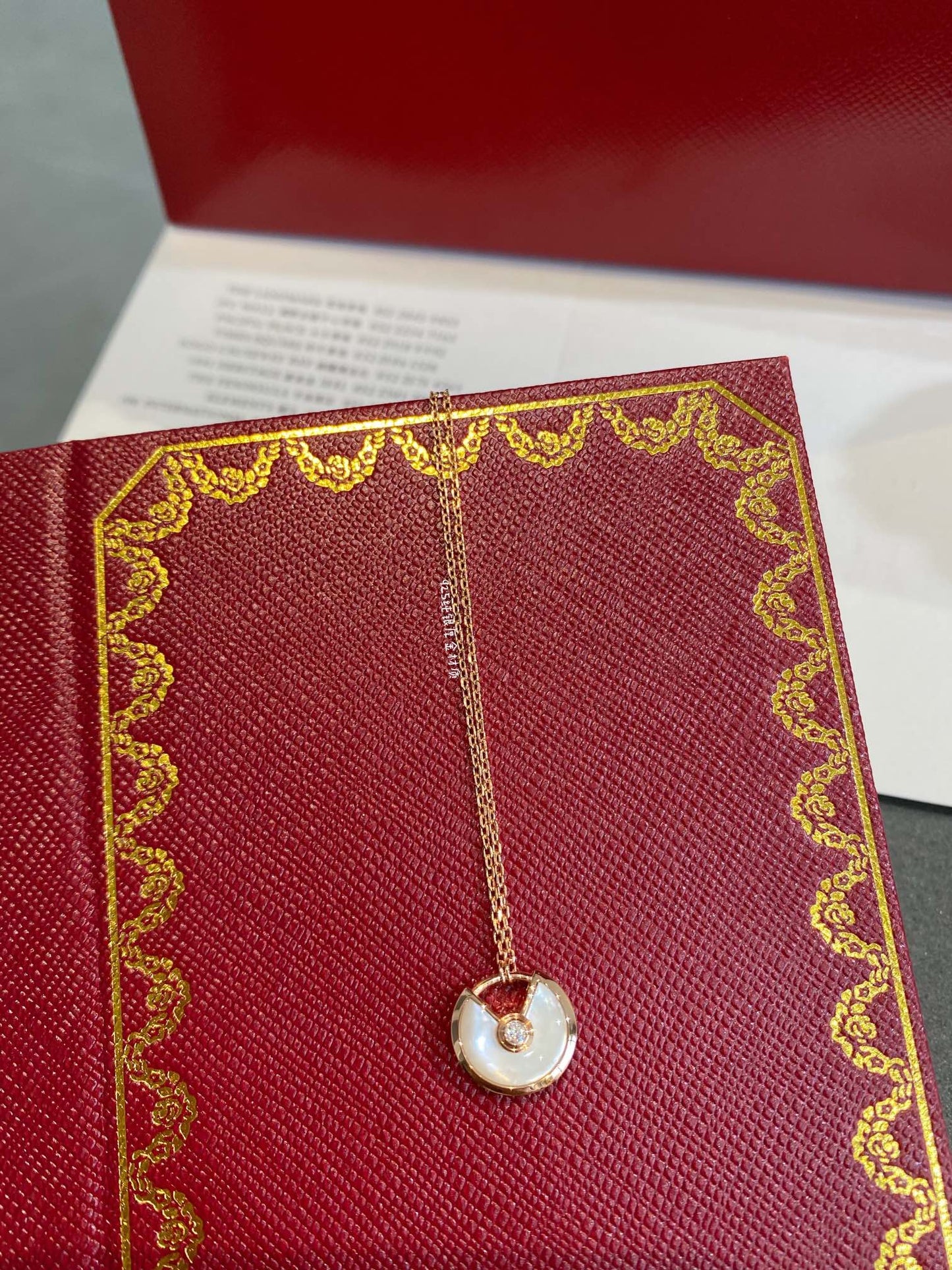 [⭐Luxery]AMULETTE ROSE GOLD MOP NECKLACE