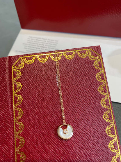 [⭐Luxery]AMULETTE ROSE GOLD MOP NECKLACE