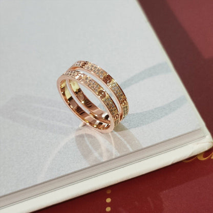 [⭐Luxery]LOVE RING 2.65MM DIAMOND