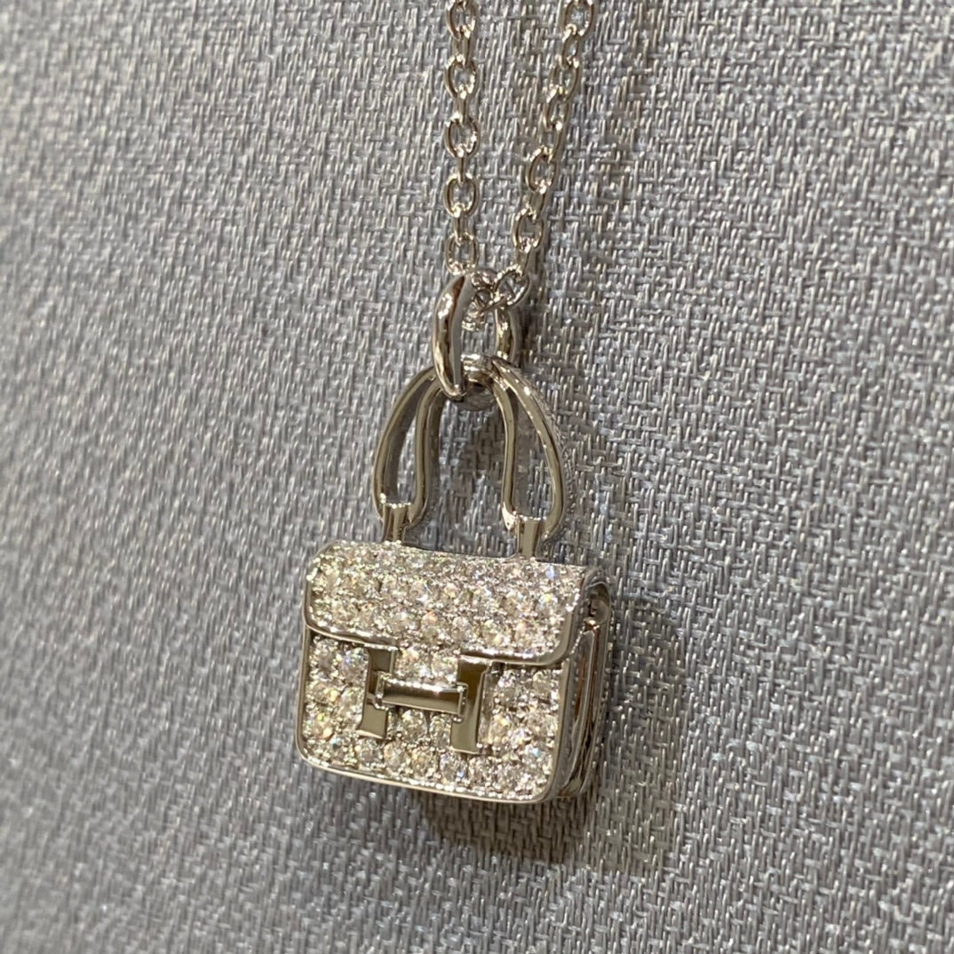 [⭐Luxery]CONSTANCE PEDANT DIAMOND NECKLACE
