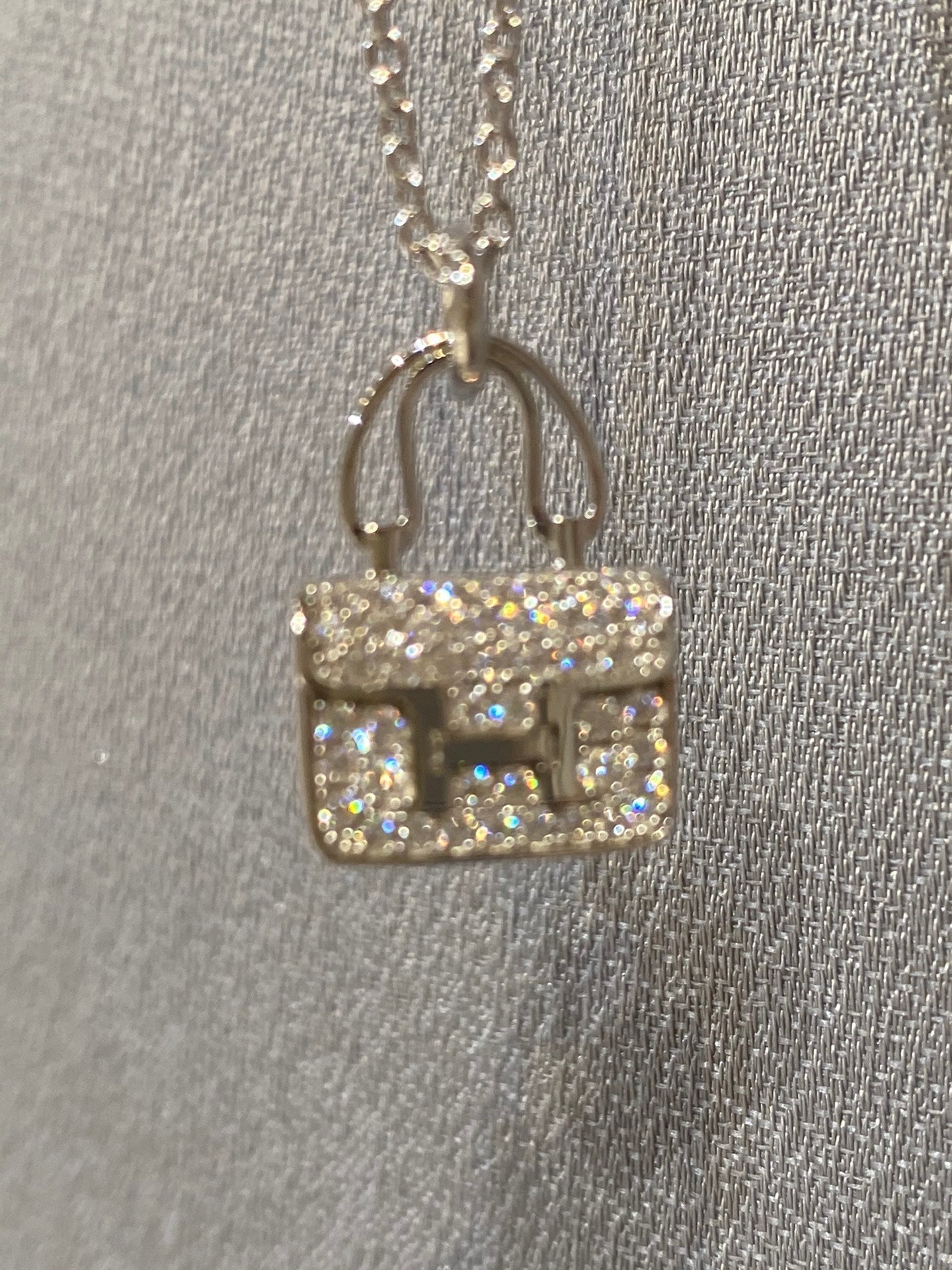 [⭐Luxery]CONSTANCE PEDANT DIAMOND NECKLACE