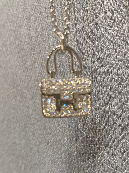 [⭐Luxery]CONSTANCE PEDANT DIAMOND NECKLACE