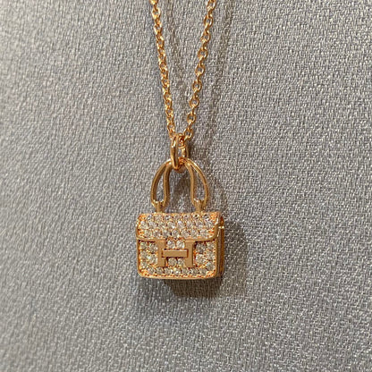[⭐Luxery]CONSTANCE PEDANT DIAMOND NECKLACE