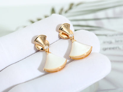 [⭐Luxery]DREAM MOP PINK GOLD EARRINGS