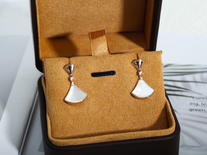 [⭐Luxery]DREAM MOP PINK GOLD EARRINGS