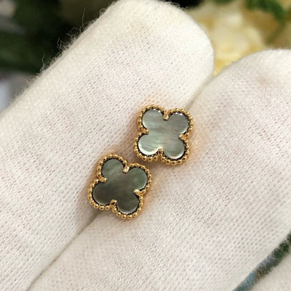 [⭐Luxery]CLOVER MINI GOLD EARRINGS