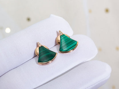 [⭐Luxery]DIVAS DREAM EARRINGS PINK GOLD