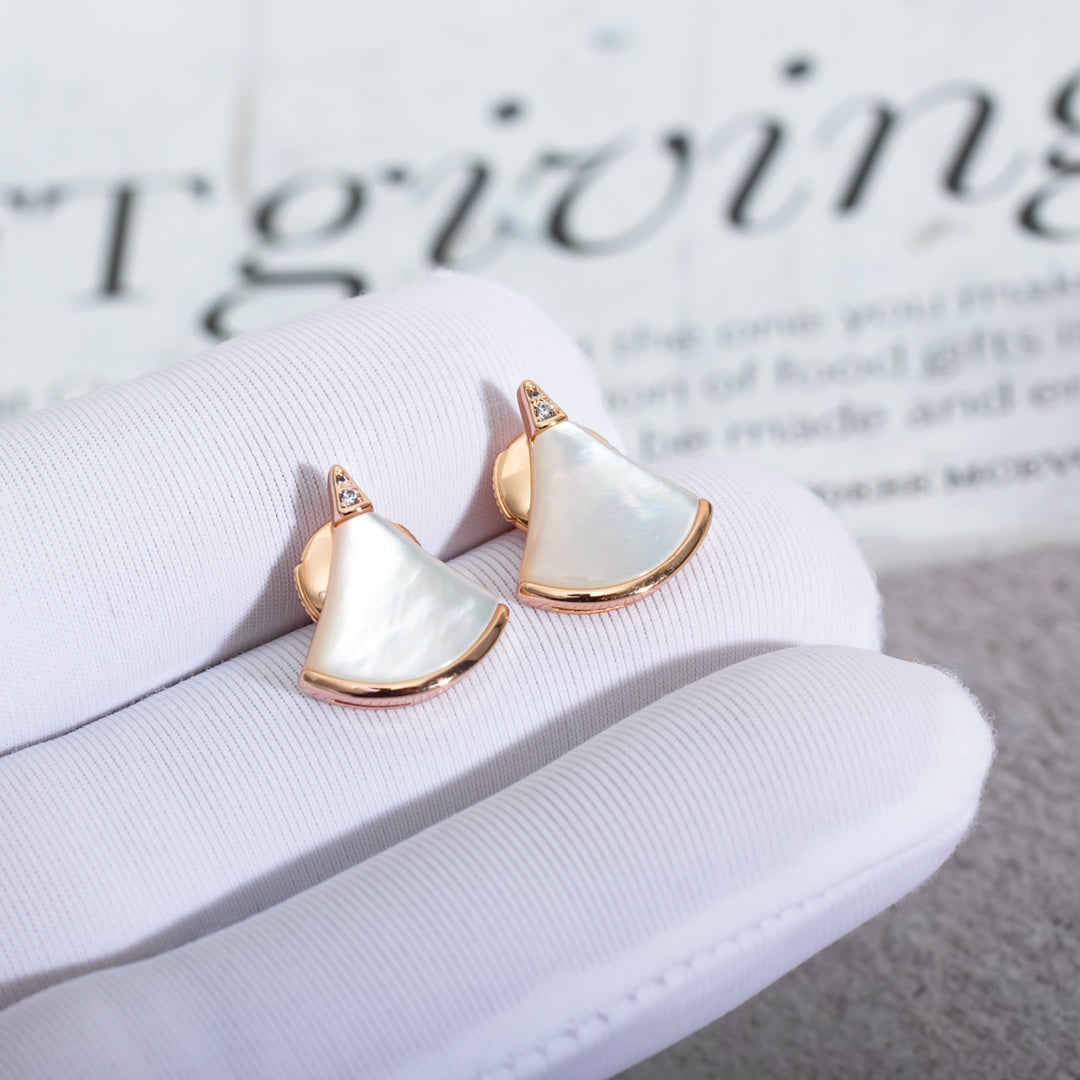 [⭐Luxery]DIVAS DREAM EARRINGS PINK GOLD