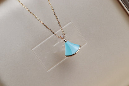 [⭐Luxery]DREAM NECKLACE TURQUOISE PINK GOLD