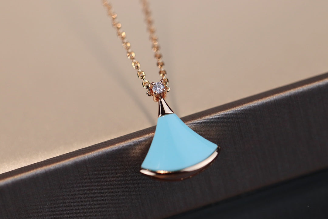 [⭐Luxery]DREAM NECKLACE TURQUOISE PINK GOLD