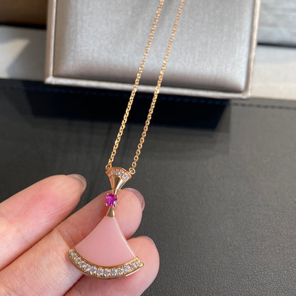 [⭐Luxery]DREAM NECKLACE PINK OPAL