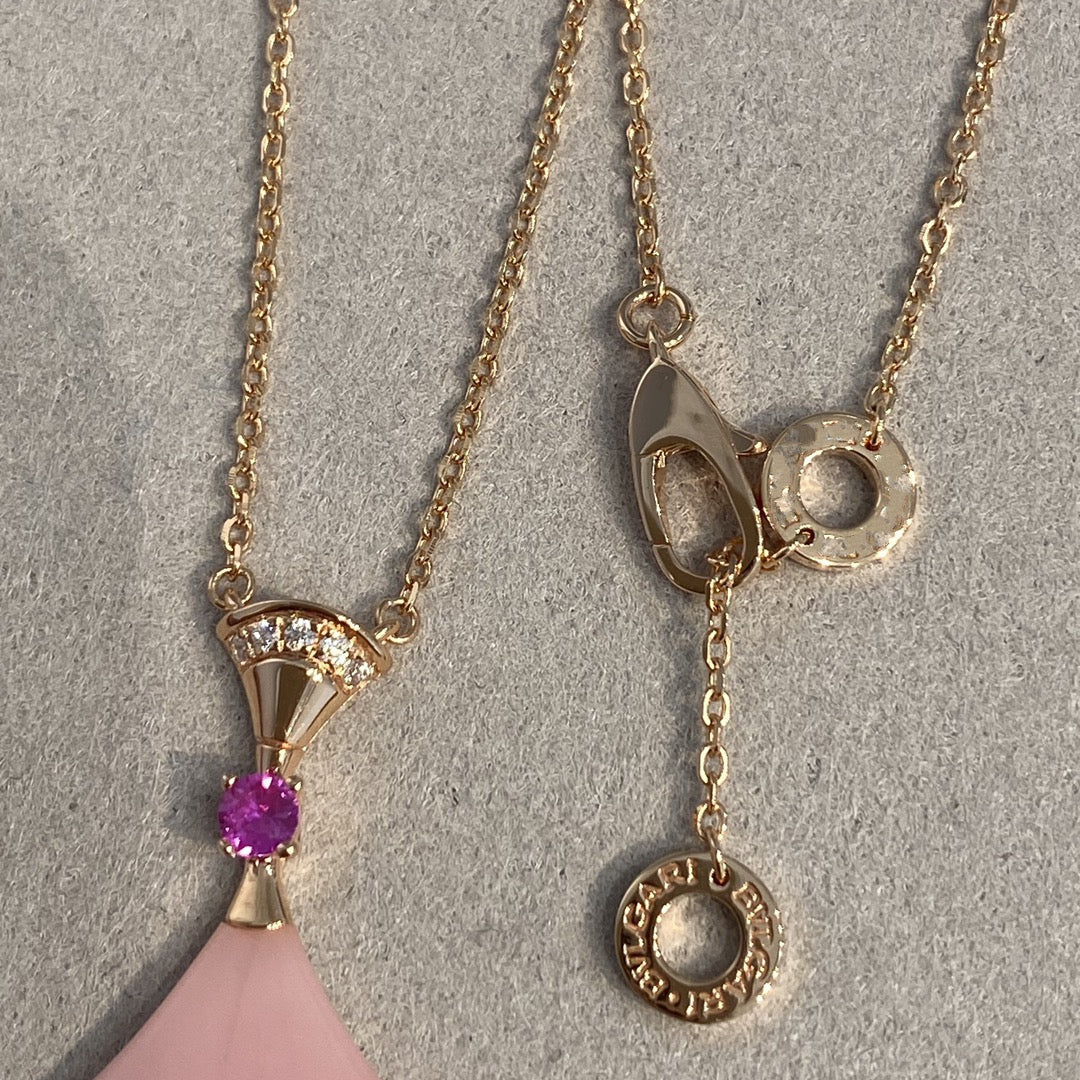 [⭐Luxery]DREAM NECKLACE PINK OPAL