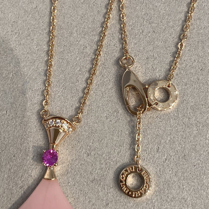 [⭐Luxery]DREAM NECKLACE PINK OPAL