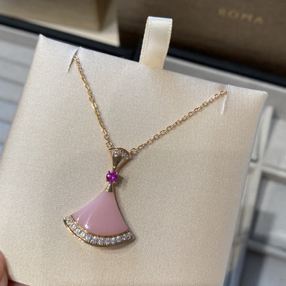 [⭐Luxery]DREAM NECKLACE PINK OPAL