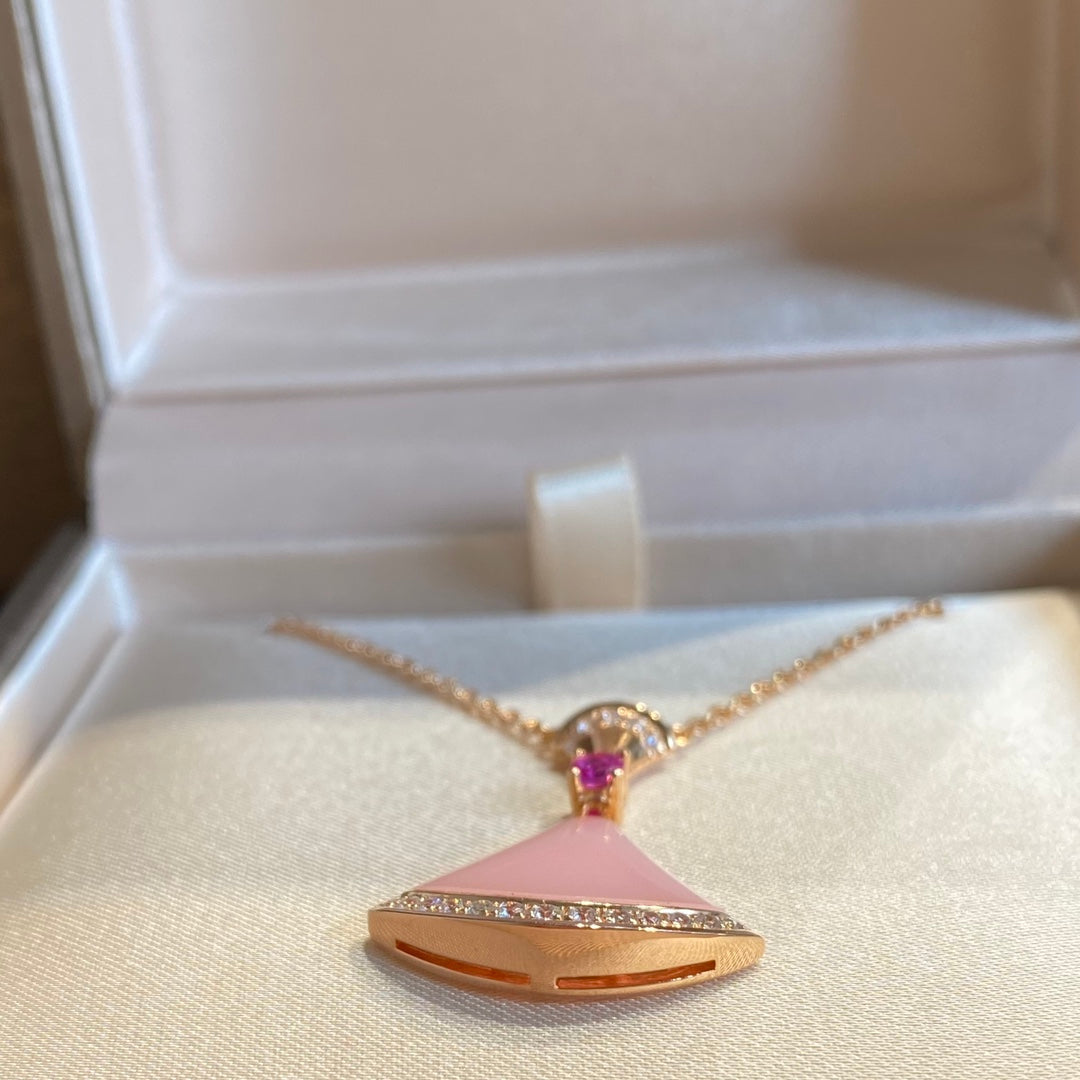 [⭐Luxery]DREAM NECKLACE PINK OPAL