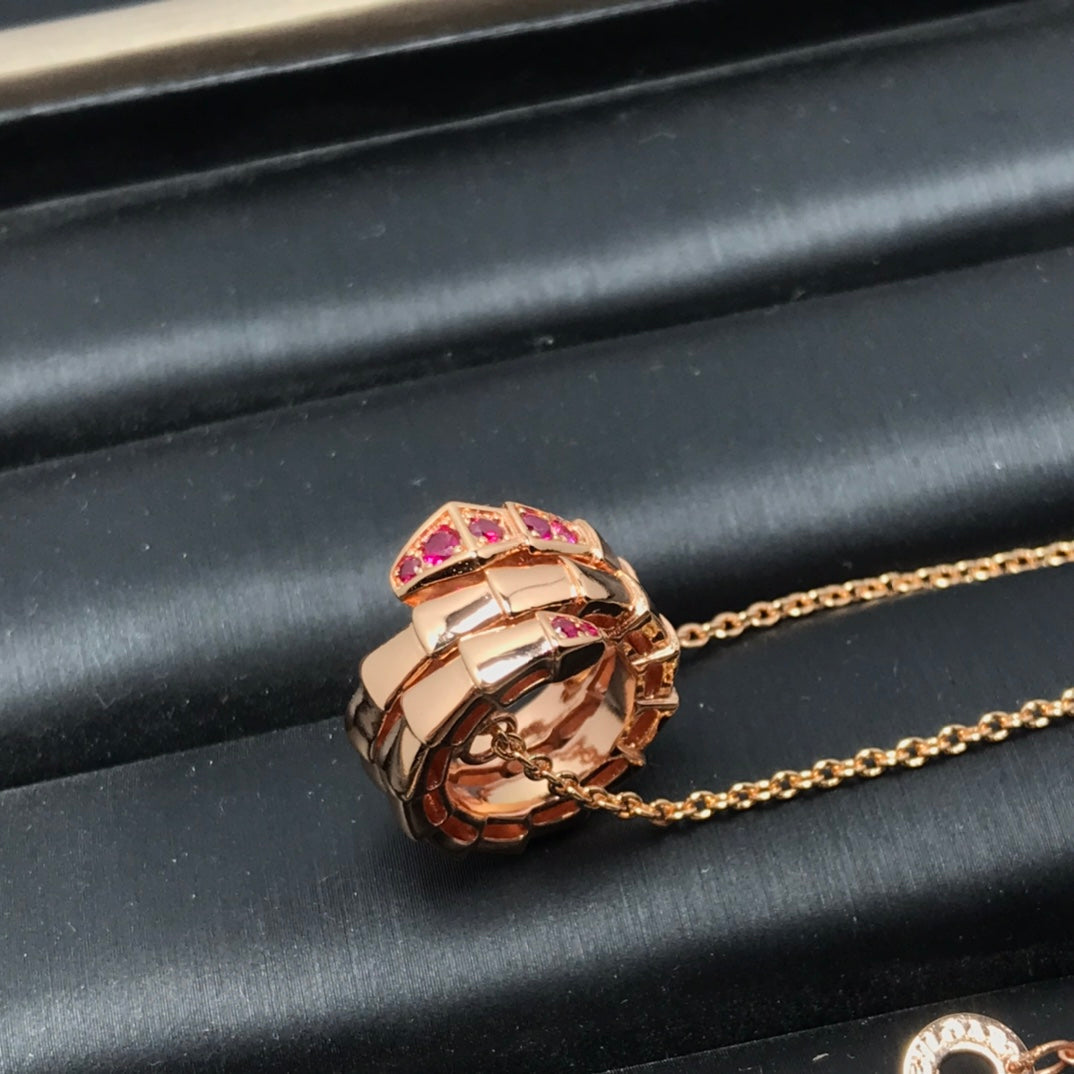 [⭐Luxery]SERPENTI PEDANT NECKLACE