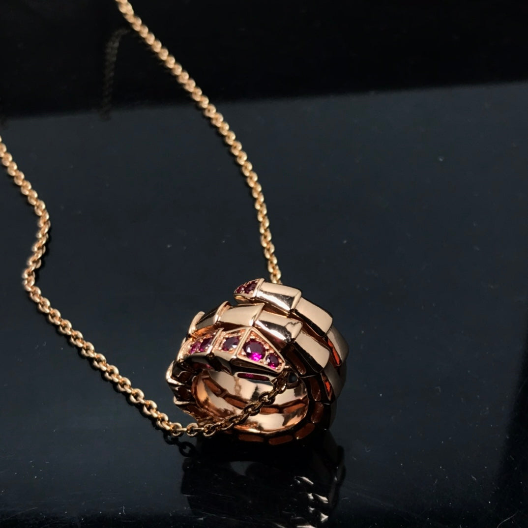 [⭐Luxery]SERPENTI PEDANT NECKLACE