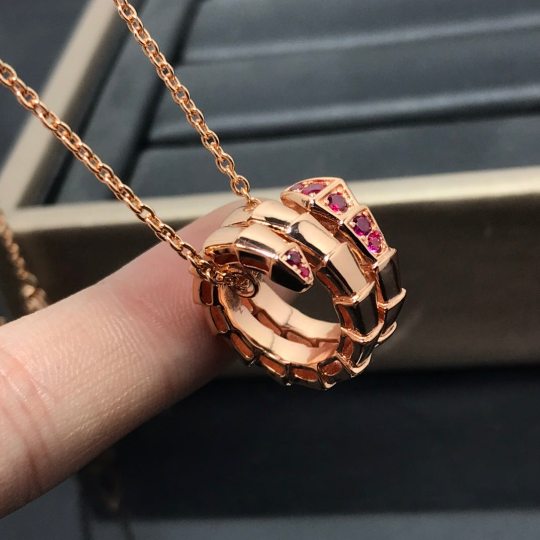 [⭐Luxery]SERPENTI PEDANT NECKLACE
