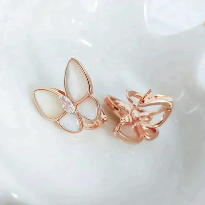 [⭐Luxery]BUTTERFLY MOP DIAMOND EARRINGS