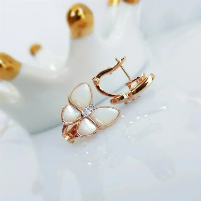 [⭐Luxery]BUTTERFLY MOP DIAMOND EARRINGS