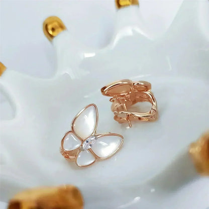 [⭐Luxery]BUTTERFLY MOP DIAMOND EARRINGS