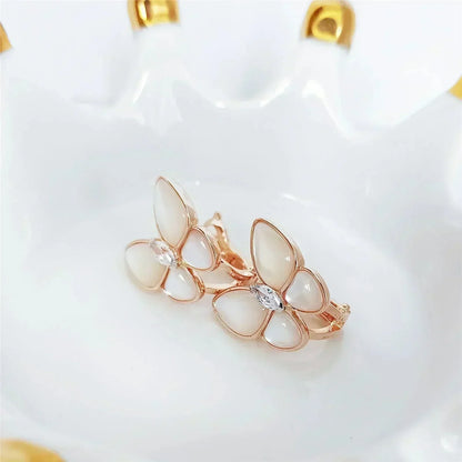 [⭐Luxery]BUTTERFLY MOP DIAMOND EARRINGS