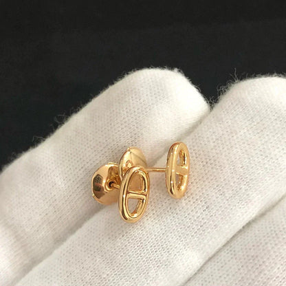 [⭐Luxery]CHAINE SMALL EARRINGS GOLD AND SILVER