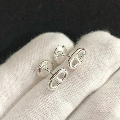 [⭐Luxery]CHAINE SMALL EARRINGS GOLD AND SILVER
