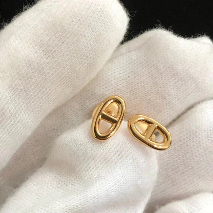 [⭐Luxery]CHAINE SMALL EARRINGS GOLD AND SILVER