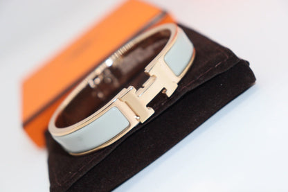 [⭐Luxery]H LIGHT BLUE BRACELET