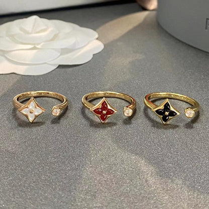 [⭐Luxery]STAR 1 DIAMOND OPEN RING