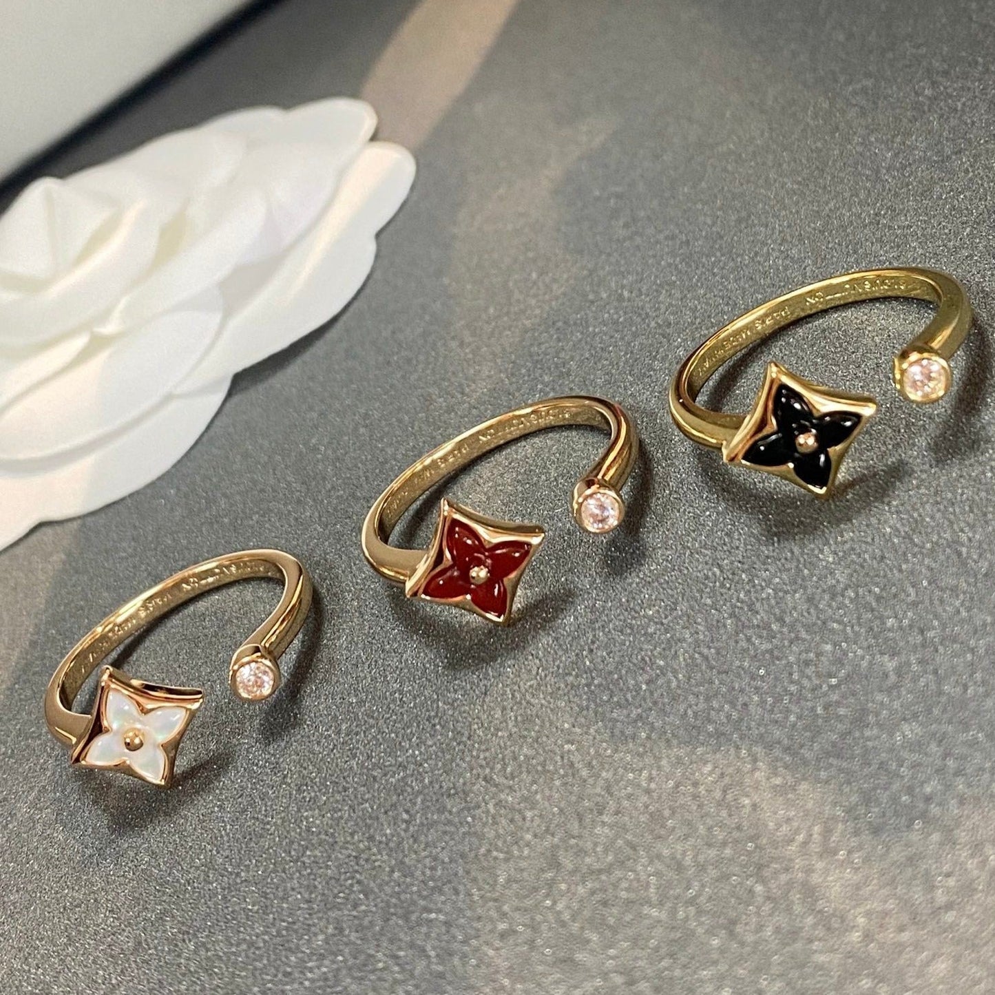 [⭐Luxery]STAR 1 DIAMOND OPEN RING