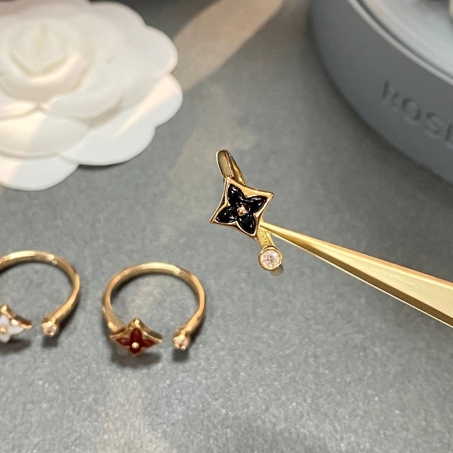 [⭐Luxery]STAR 1 DIAMOND OPEN RING