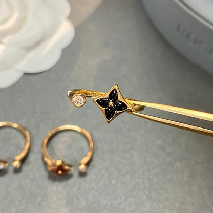 [⭐Luxery]STAR 1 DIAMOND OPEN RING