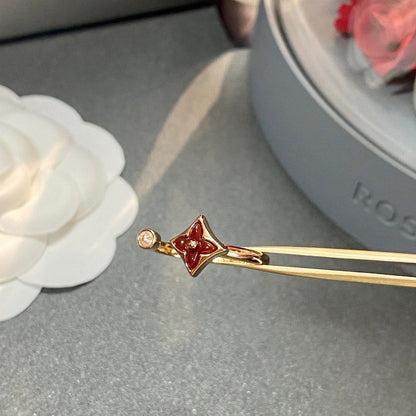 [⭐Luxery]STAR 1 DIAMOND OPEN RING