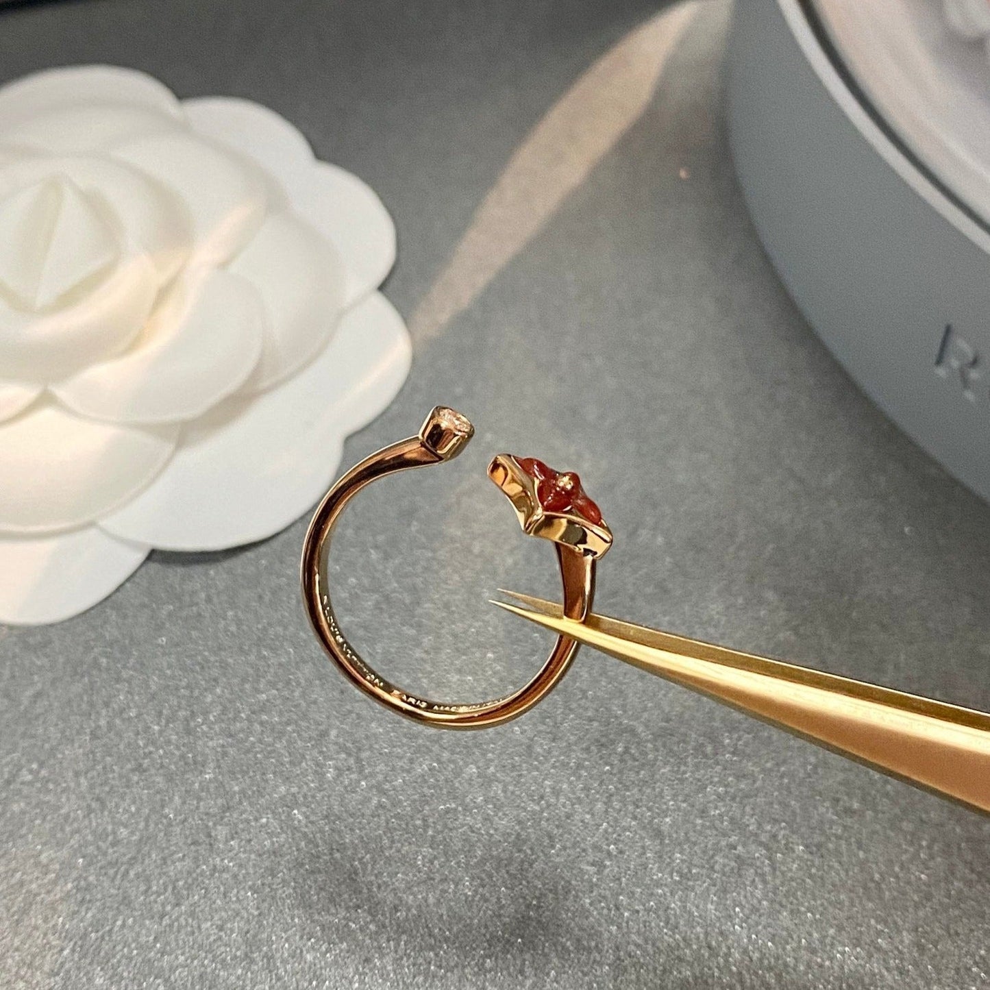 [⭐Luxery]STAR 1 DIAMOND OPEN RING