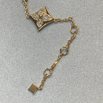 [⭐Luxery]STAR AND SUN 4 MOTIFS GOLD DIAMONDS BRACELET