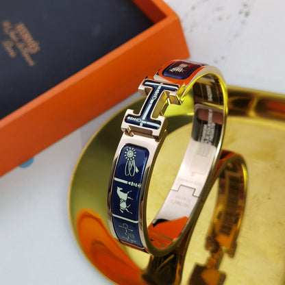 [⭐Luxery]H COUVERTURES DARK BLUE BRACELET
