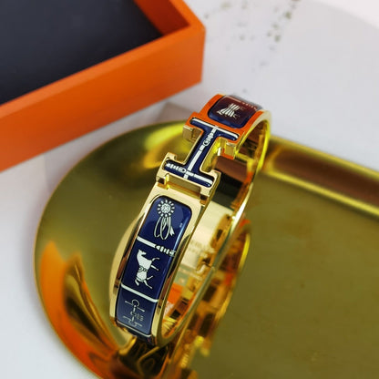 [⭐Luxery]H COUVERTURES DARK BLUE BRACELET