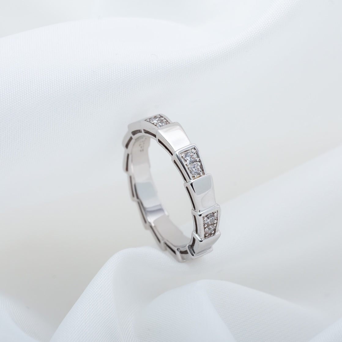 [⭐Luxery]SERPENTI RING SILVER  3MM