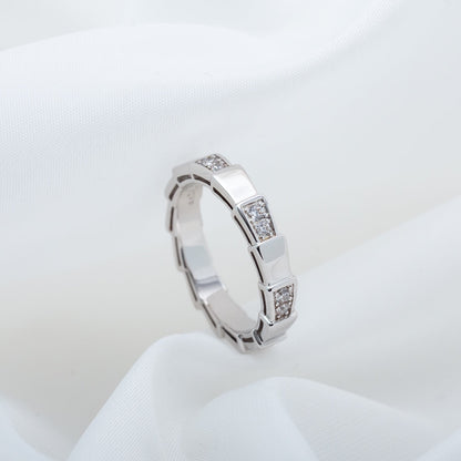 [⭐Luxery]SERPENTI RING SILVER  3MM