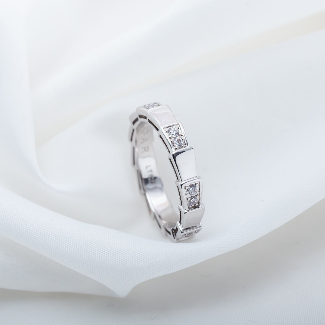 [⭐Luxery]SERPENTI RING SILVER  3MM