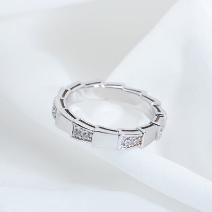 [⭐Luxery]SERPENTI RING SILVER  3MM