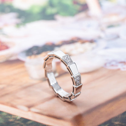[⭐Luxery]SERPENTI RING SILVER  3MM