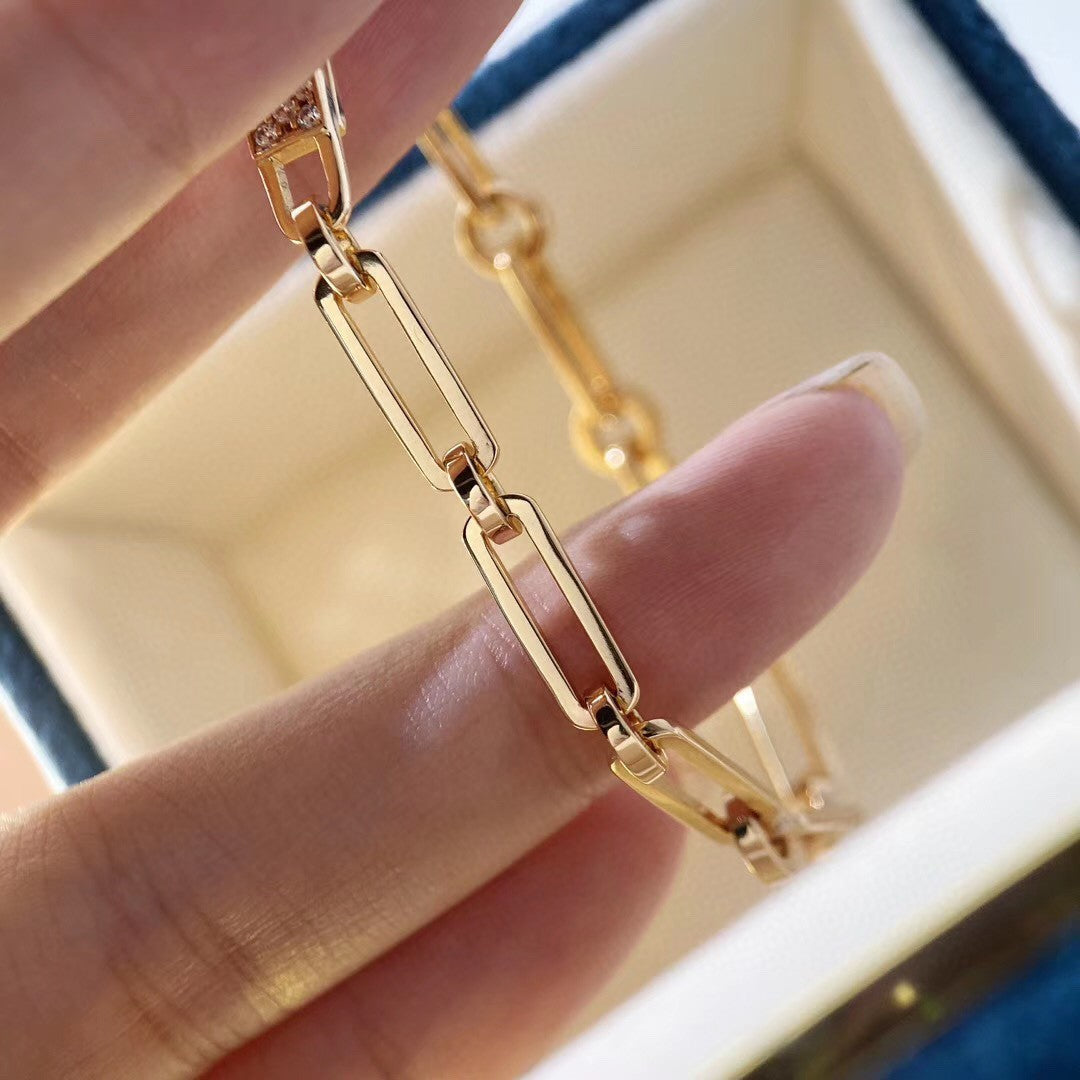 [⭐Luxery]CHAINE BRACELET SMALL MODEL DIAMOND